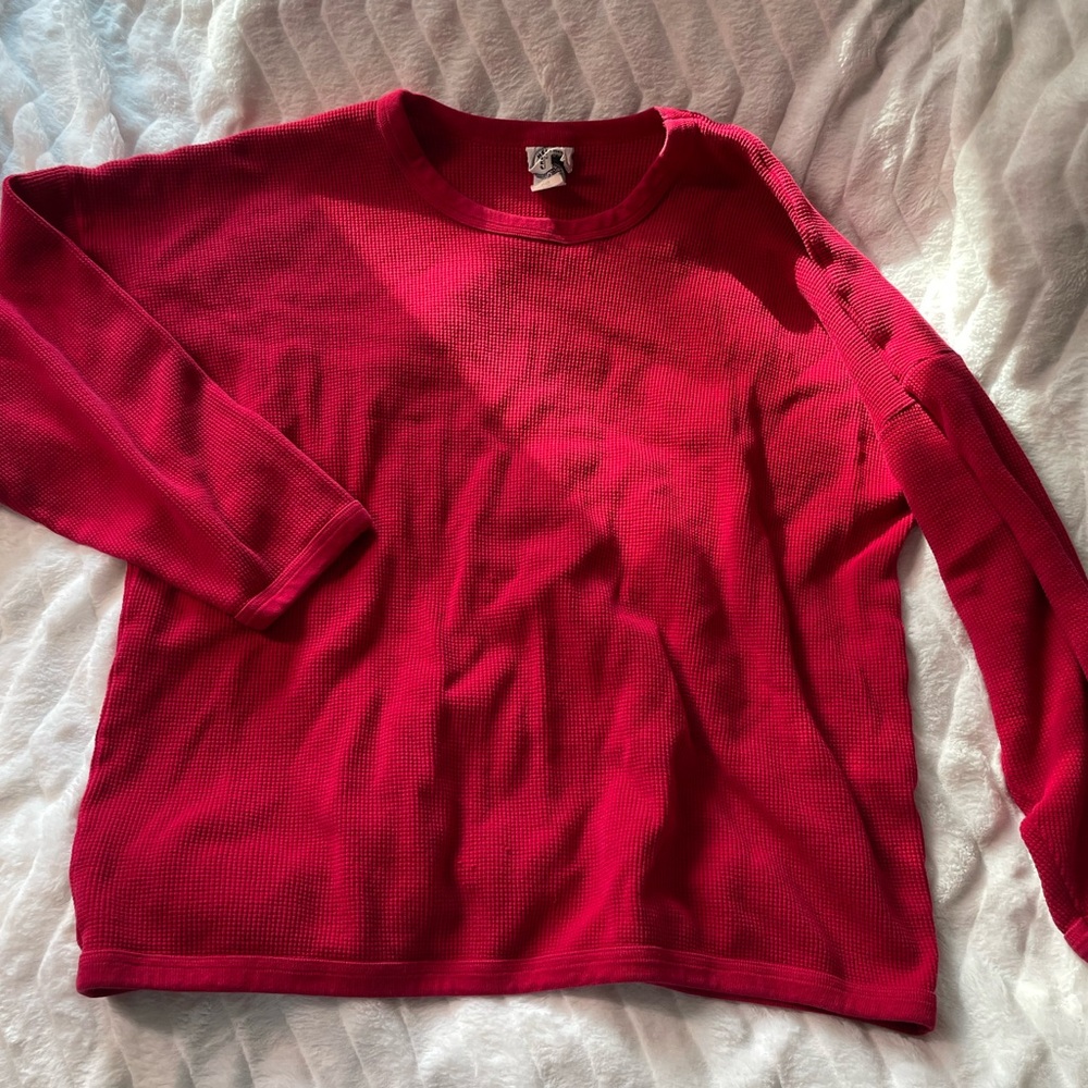 Red Crew Neck Sweater